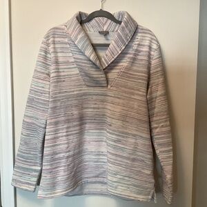 T by Talbots Womens long sleeve elevated look sweatshirt, size L